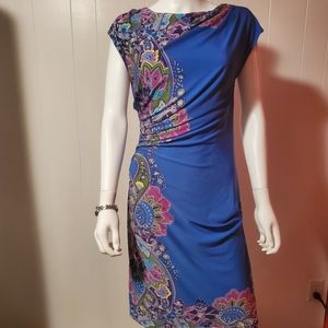 Donna Morgan Blue Floral dress